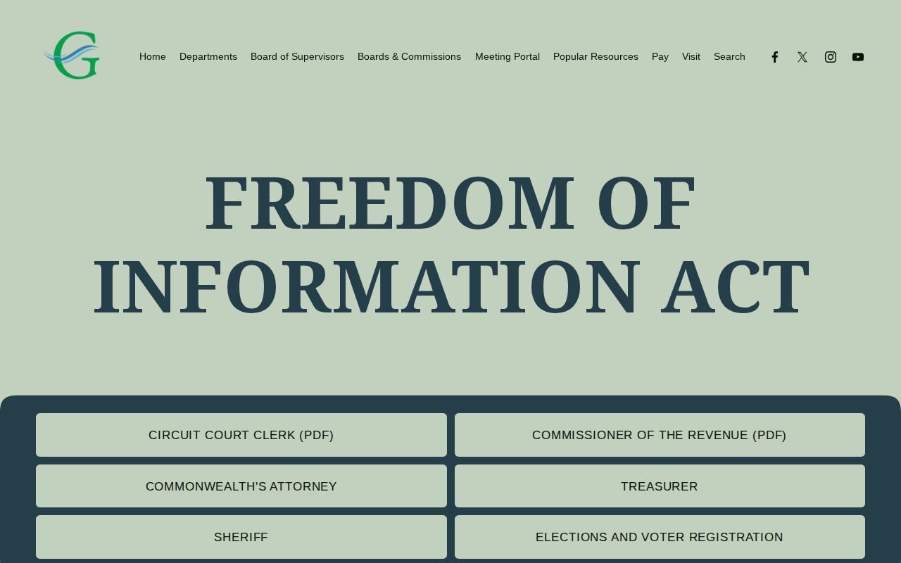 Gloucester County arrest report VFOIA request forms